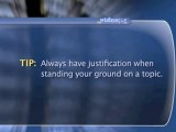 Impress Your Boss: How To Know When To Stand Your Ground At Work : How do I know when to stand my ground at work?