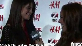 Selena Gomez talks about her sound at Jingle Ball 2010