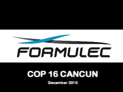 Formulec au Sommet COP16 à Cancun - Mexique