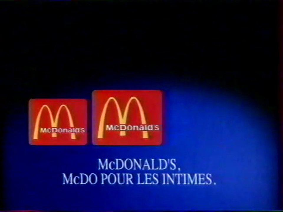 Publicité Mc Donald's 1997