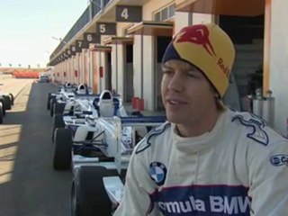 Sebastian at Formula BMW Shoot Out Interview