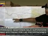 Autoridades venezolanas mantienen bajo supervisión zonas afectadas por precipitaciones