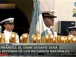 Cristina Fernández: el desafío del S. XXI será la defensa de los recursos naturales