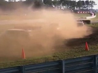 Travis Pastrana and Dave Mirra Thrill Fans at US Rallycross round #1