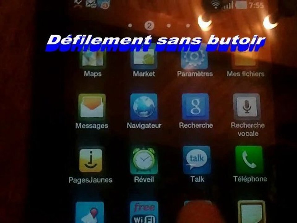 Test de 3 applications sur le Samsung Galaxy TAB