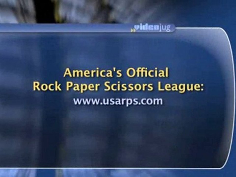 Rock Paper Scissors As A Sport : What is the USARPS League? - video  Dailymotion