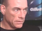 Jean-Claude Van Damme - pub Gillette jubilatoire