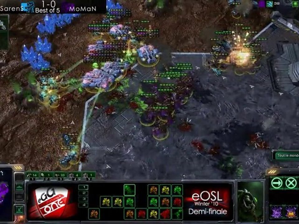 Sarens vs Moman - Starcraft 2 - Demi eOSL Winter '10