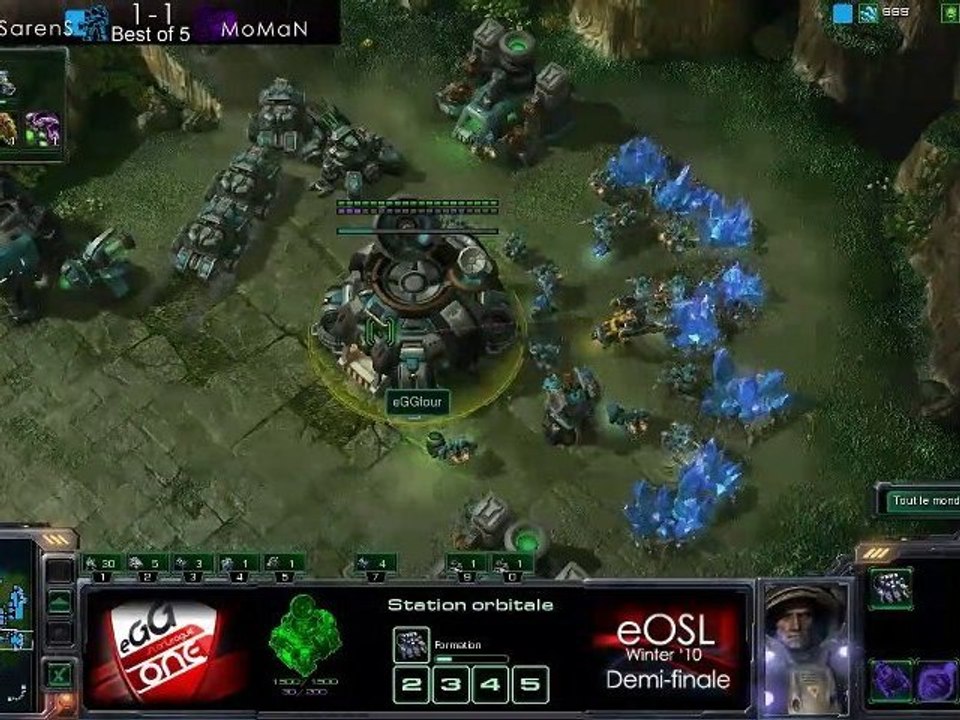 SarenS vs MoMaN 3/5 - Starcraft 2 - Demi eOSL Winter '10