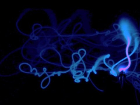 Laser painting / LED & Laser Graffiti Tag