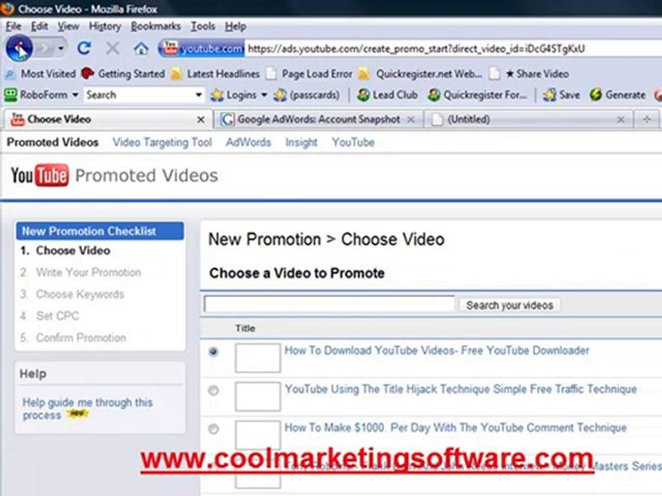 YouTube Promoted Videos How To Put A Clickable Link In Your