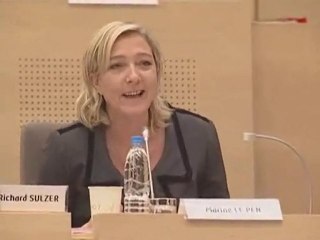 16-12-10 - 12 - Marine Le Pen sur les relations extérieures