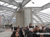 Centre aquatique de Vincennes : visite du chantier