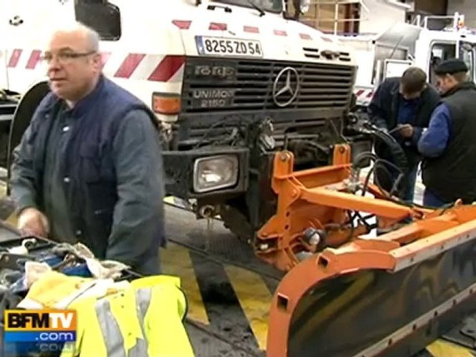 Nancy : les saleuses prêtes à affronter la neige