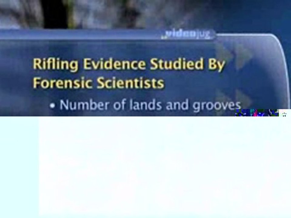 CSI And Firearms : How does studying the rifling pattern of a gun help in CSI?