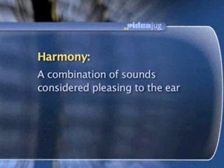 Piano Terms : What is 'harmony'?