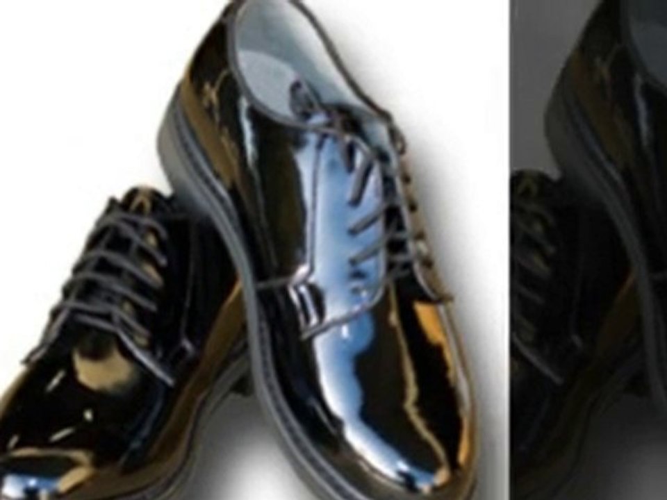 UNISEX HI GLOSS NAVY OXFORDS