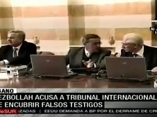 Hezbollah acusa a tribunal internacional de encubrir a falsos testigos