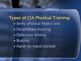 CIA Physical Training : What types of physical training do CIA officers receive?