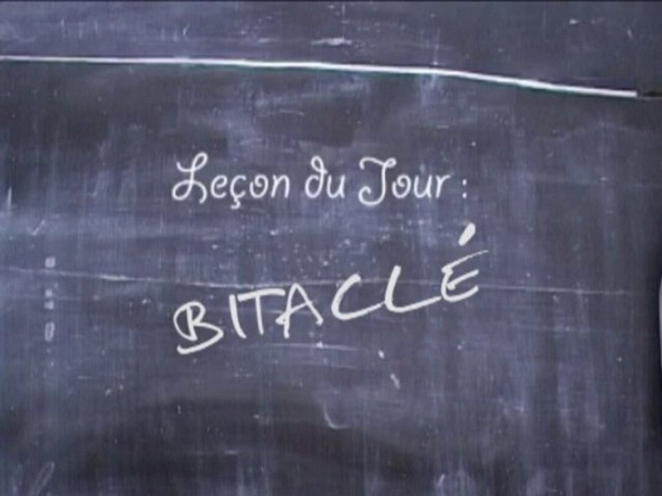 Leçon de patois Chti de Guy Dubois : Bitaclé