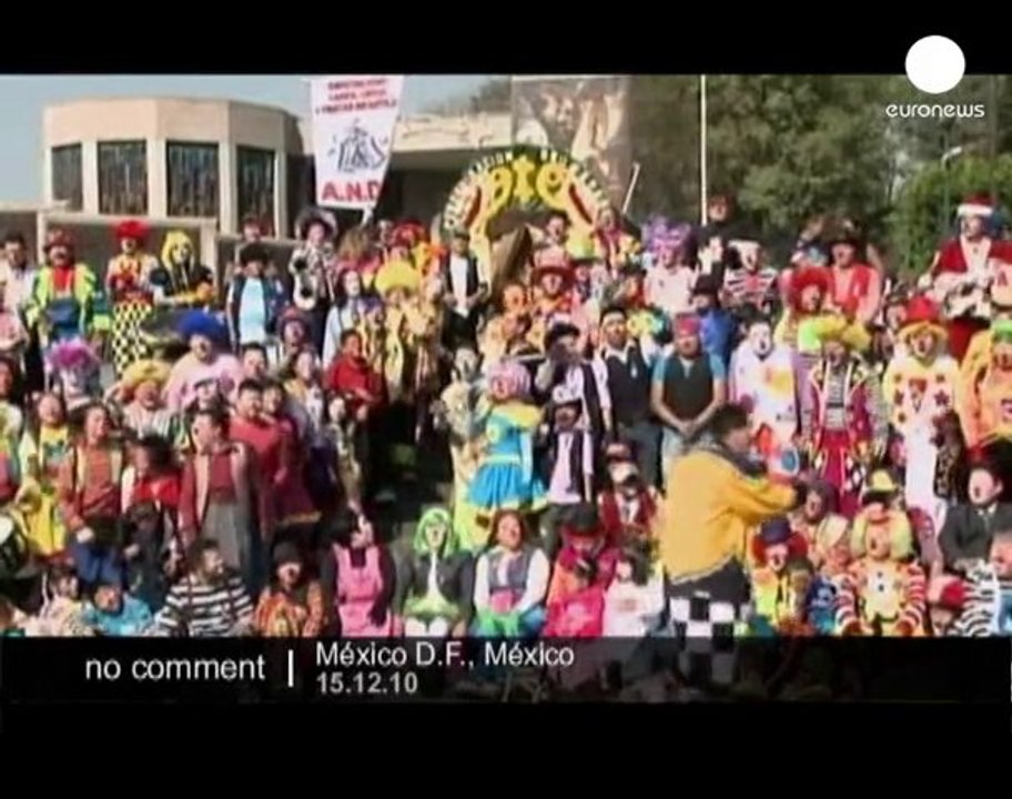 Pèlerinage de clowns à Mexico City - no comment