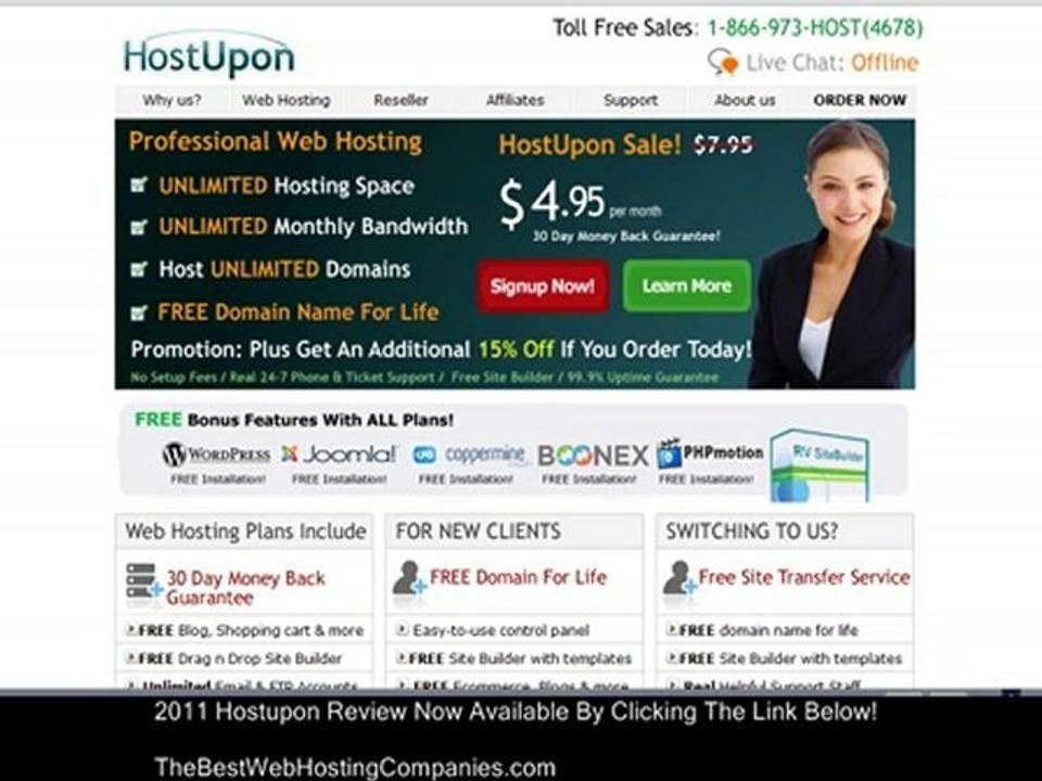 2011 Hostupon Web Hosting Review