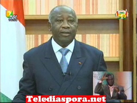 Laurent Gbagbo, président autoproclamé 20/12/2010