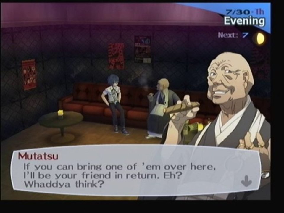 Persona 3 - 07/28 au 08/02 - Tanaka (2) Mutatsu (3 et 4)