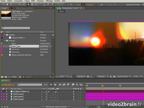 After Effects CS5 : Calques d'effet