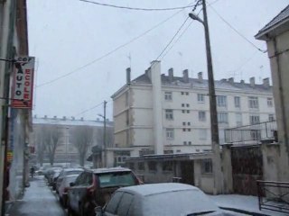 Fortes chutes neige à Beauvais