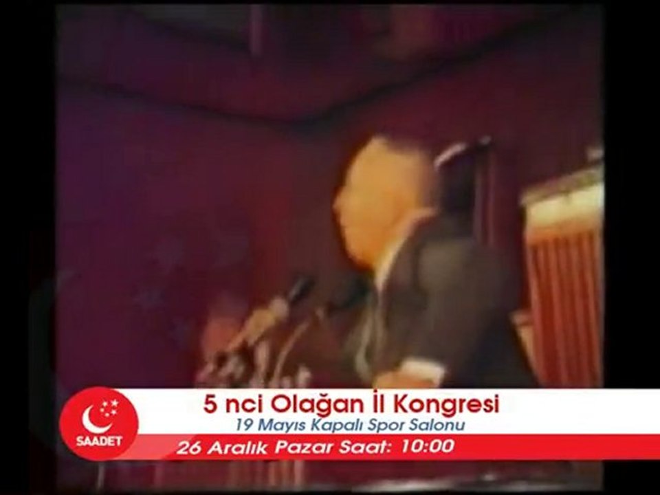 Prof.Dr. Necmettin ERBAKAN 26.12.2010 Pazar günü Trabzonda.