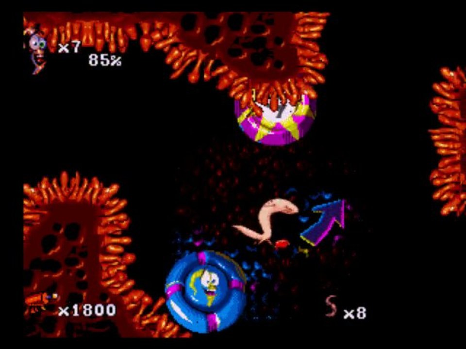 Earthworm Jim 2 [Megadrive] niveau 3
