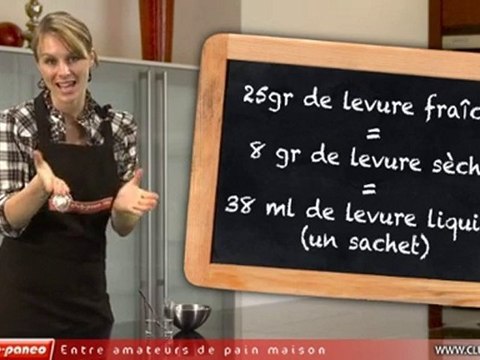 Recette du pain avec levure solide, farine pain