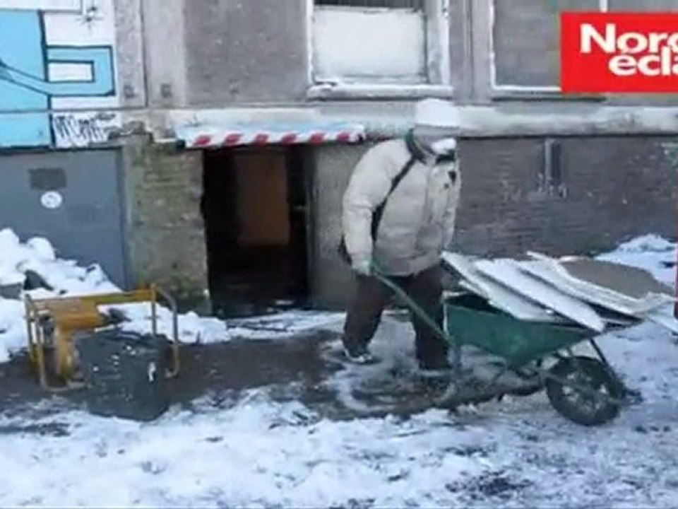 Lille - Moulins : Déconstruction de la barre Verdun