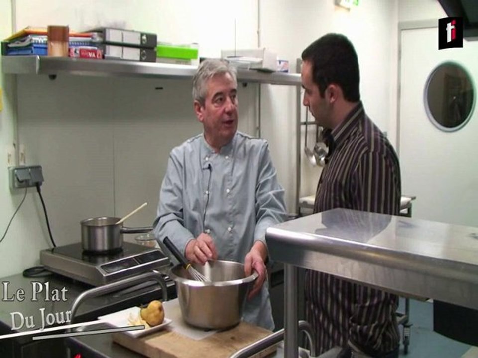 Recette du gaspacho de poire crémeux au pralin et chocolat