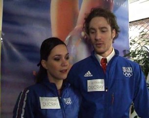 ITW N.PECHALAT / F.BOURZAT apres Short Dance Tours