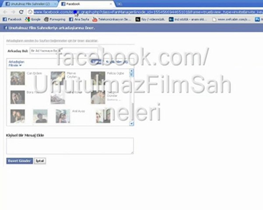 Facebook Güncellendikten Sonra Arkadaş Listesi !!!