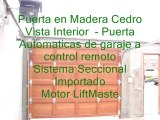 Puertas Seccionales de garaje a control remoto PERU DOOR telf 4623061
