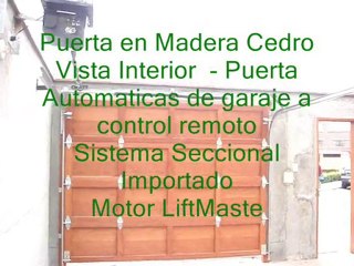 Puertas Seccionales de garaje a control remoto PERU DOOR telf 4623061
