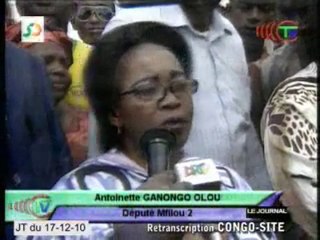 Antoinette Ganongo Olou au chevet des populations