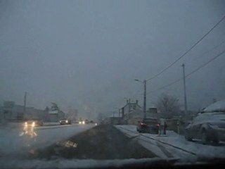 Clermont, neige sur la RN 31 ce 17/12/10