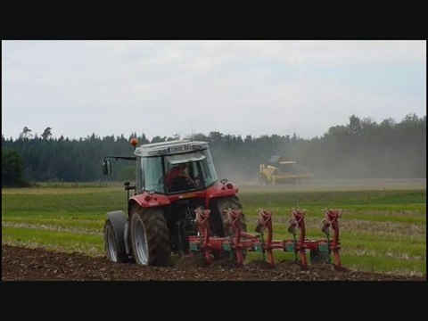 Labours 2010 avec Massey Fergusson / Ploughing 2010 with MF