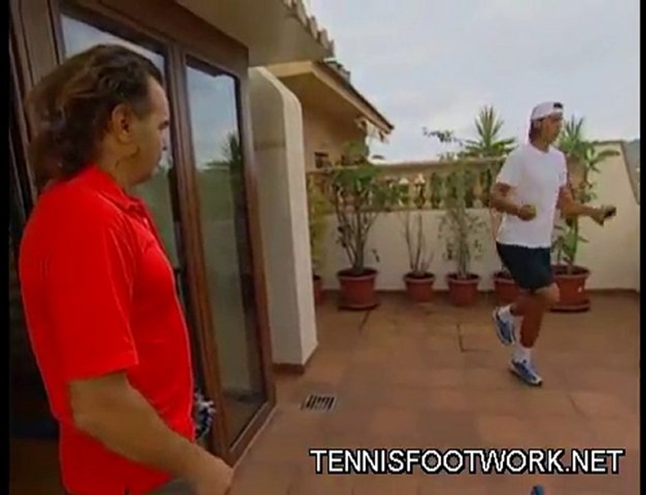 Rafael Nadal's Tennis Footwork Drills