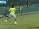 Roger Federer Backhand Return in Slow Motion