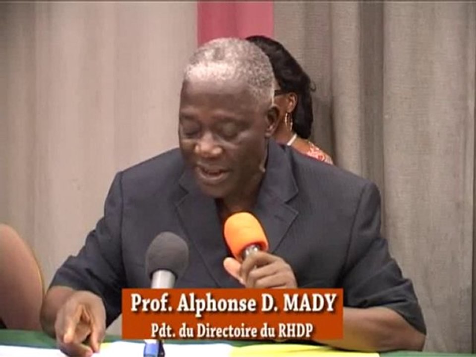 Déclaration du RHDP du 17 12 2010