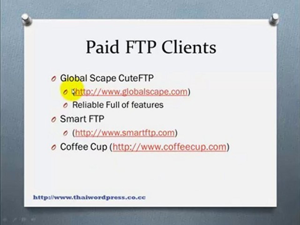 เครื่องมือสำหรับอัพโหลดเวิร์ดเพรส Tools for upload wordpress