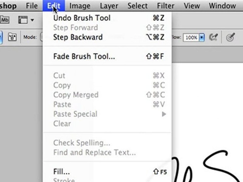Photoshop tip: Create a Logo Brush