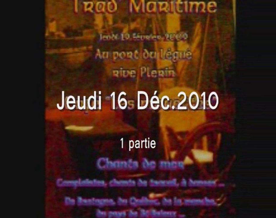 Trad'maritime Anniv 1