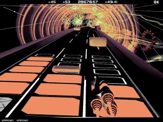 Dragonforce - through the fire and the flames - Audiosurf