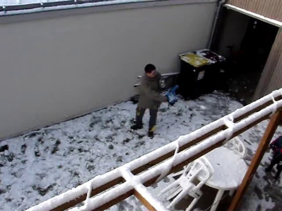 bataille de neige